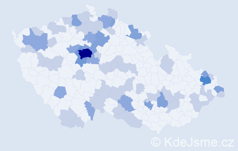 Jméno: 'Lída', počet výskytů 111 v celé ČR
