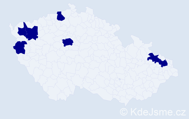 Jméno: 'Edelgard', počet výskytů 7 v celé ČR