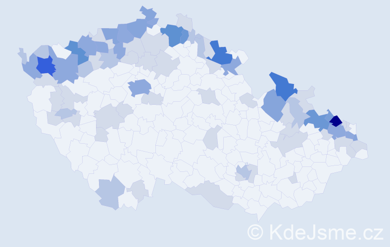 Jméno: 'Günter', počet výskytů 185 v celé ČR