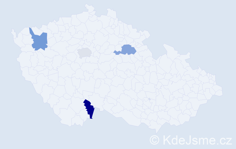 Jméno: 'Ngoc Diep', počet výskytů 4 v celé ČR