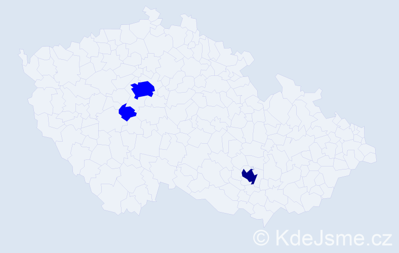 Jméno: 'Jael', počet výskytů 4 v celé ČR