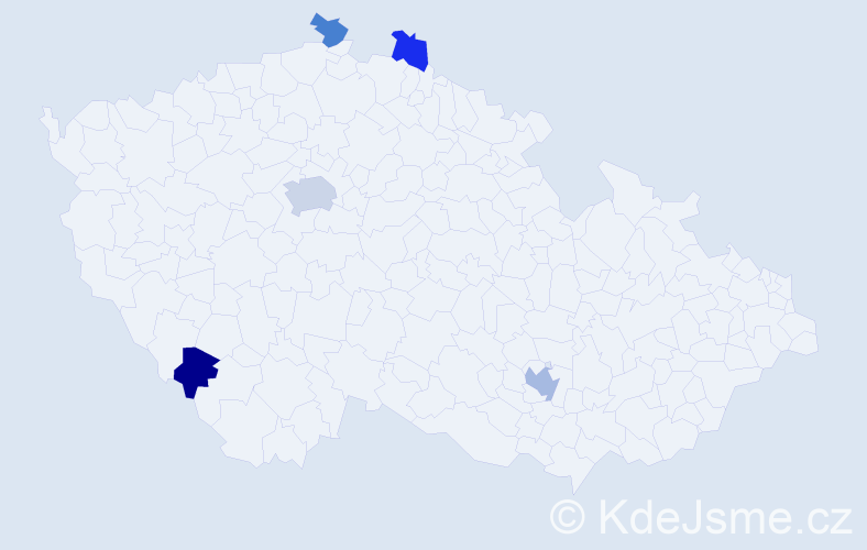 Jméno: 'Trang Anh', počet výskytů 8 v celé ČR