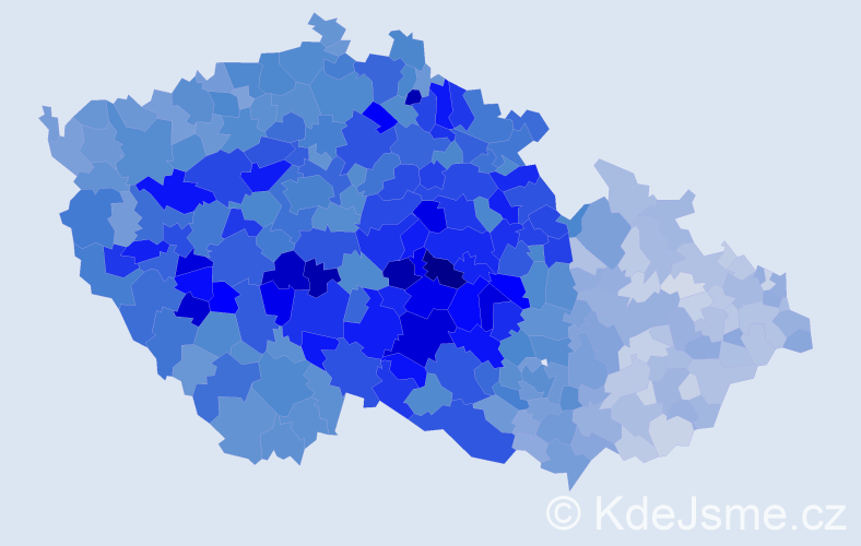 Jméno: 'Luboš', počet výskytů 22162 v celé ČR