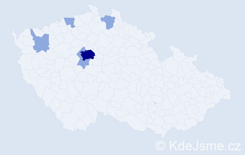 Jméno: 'Gleb', počet výskytů 11 v celé ČR
