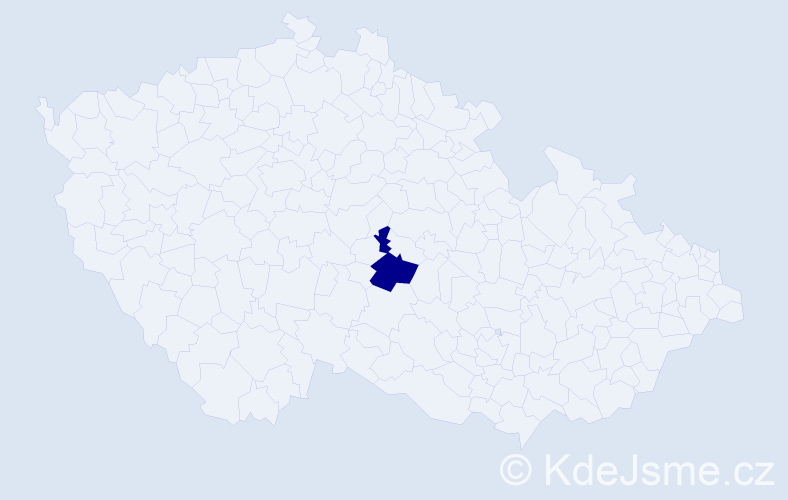 Jméno: 'Matyáš Bohuslav', počet výskytů 1 v celé ČR