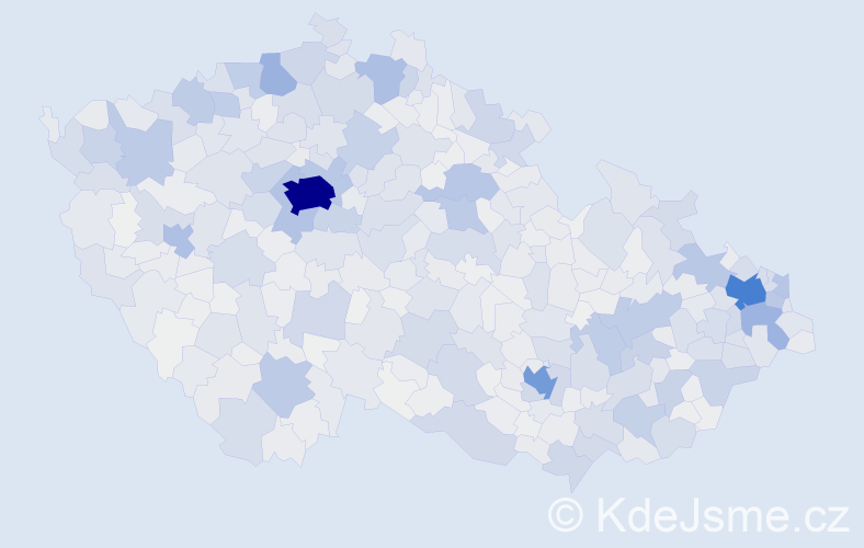 Jméno: 'Patricie', počet výskytů 3477 v celé ČR