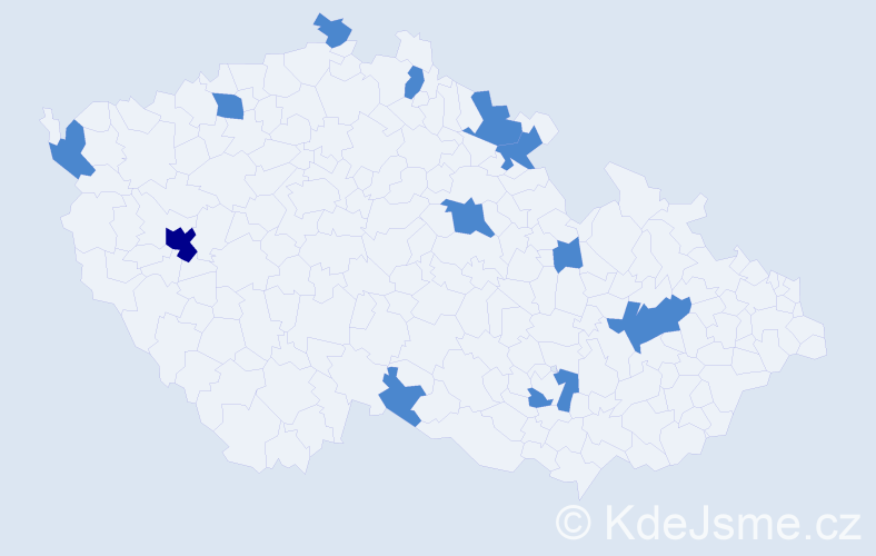 Jméno: 'Duc Thuan', počet výskytů 14 v celé ČR