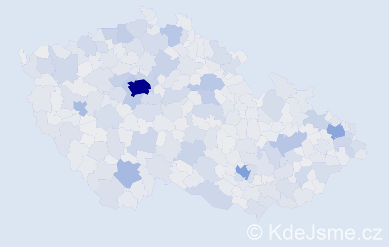 Jméno: 'Jan', počet výskytů 294917 v celé ČR