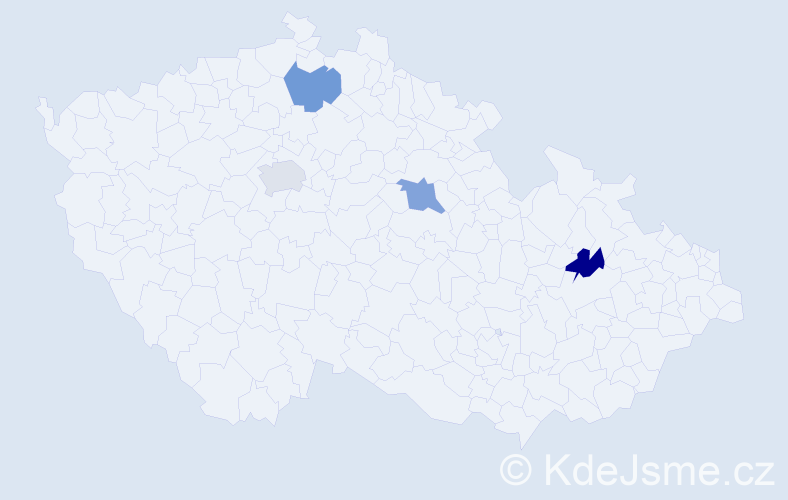 Jméno: 'Adam Michal', počet výskytů 4 v celé ČR