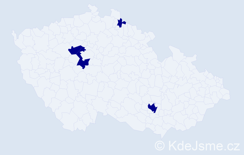 Jméno: 'Arletta', počet výskytů 4 v celé ČR