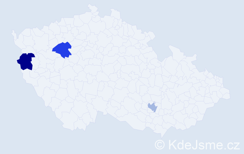 Jméno: 'Quoc Tan', počet výskytů 3 v celé ČR