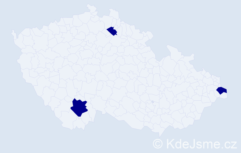 Jméno: 'Serhij Mychajlovyč', počet výskytů 3 v celé ČR