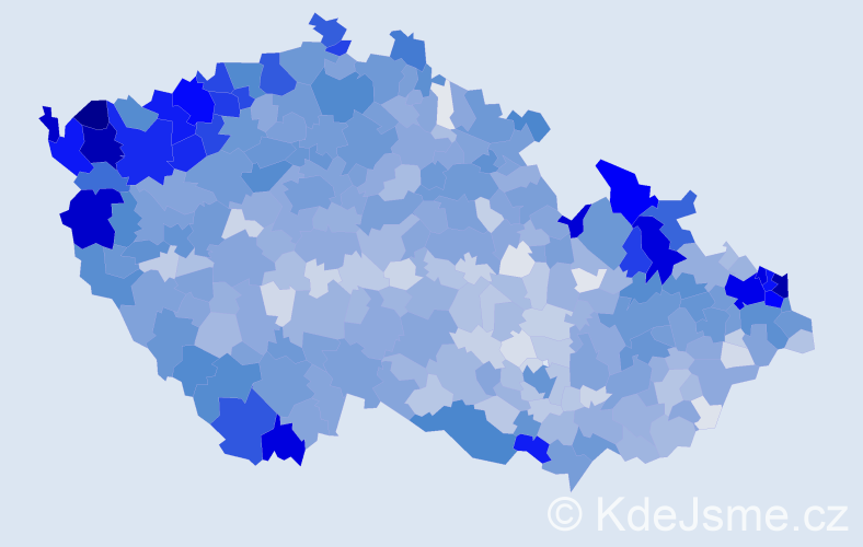 Jméno: 'Štefan', počet výskytů 9786 v celé ČR