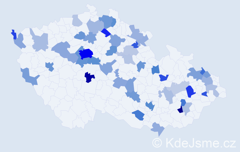 Jméno: 'Renée', počet výskytů 116 v celé ČR