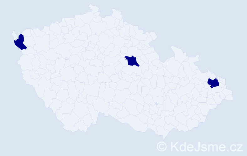 Jméno: 'Quoc Thinh', počet výskytů 3 v celé ČR