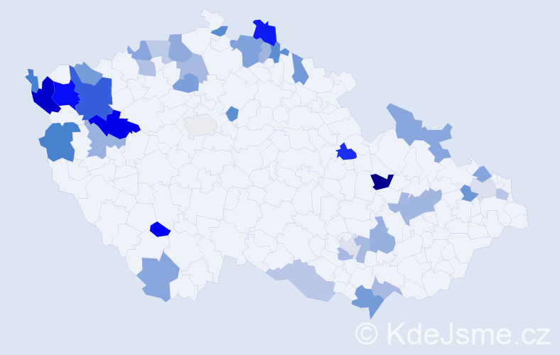Jméno: 'Elfriede', počet výskytů 62 v celé ČR