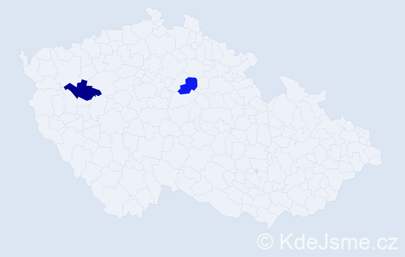 Jméno: 'Mark Benjamin', počet výskytů 2 v celé ČR