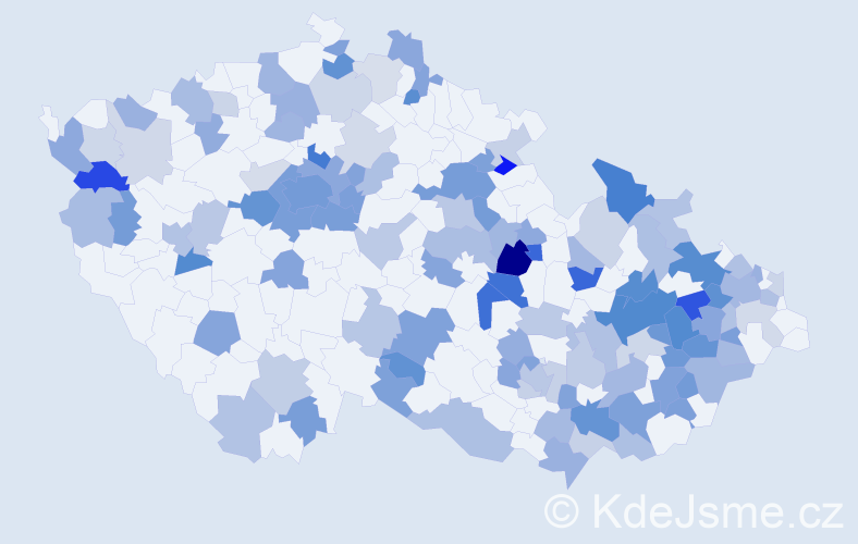 Jméno: 'Jeroným', počet výskytů 238 v celé ČR