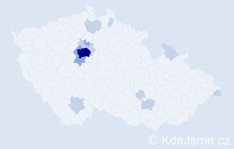 Jméno: 'Mile', počet výskytů 26 v celé ČR