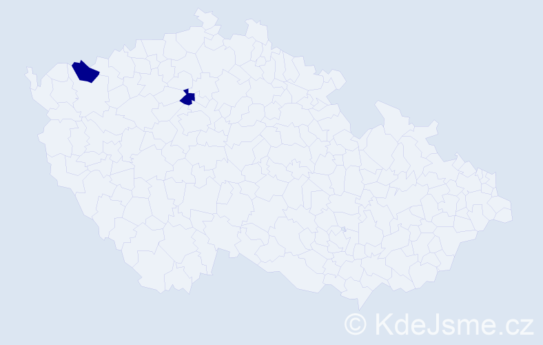 Jméno: 'Thi Dieu Huyen', počet výskytů 2 v celé ČR
