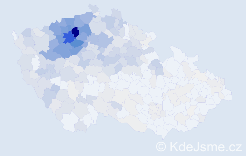 Jméno: 'Venuše', počet výskytů 1210 v celé ČR