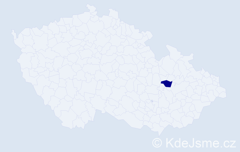 Jméno: 'Veronika Beáta', počet výskytů 1 v celé ČR