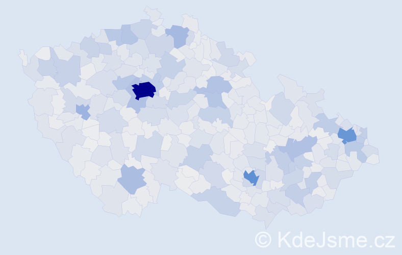 Jméno: 'Andrea', počet výskytů 41151 v celé ČR