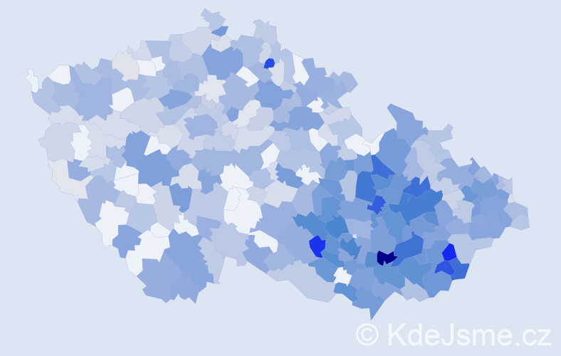 Jméno: 'Radomil', počet výskytů 1338 v celé ČR