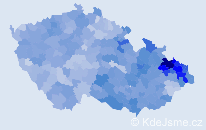 Jméno: 'Kamil', počet výskytů 14279 v celé ČR