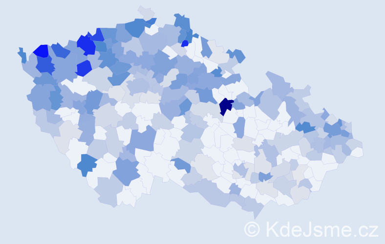 Jméno: 'Dezider', počet výskytů 642 v celé ČR