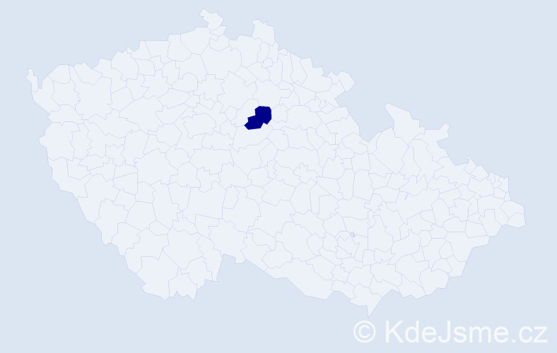 Jméno: 'Andrea Nataly', počet výskytů 1 v celé ČR