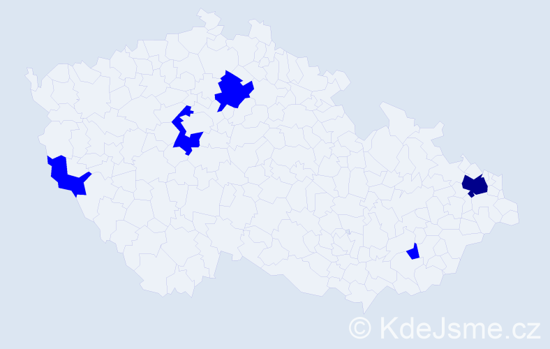 Jméno: 'Van Muoi', počet výskytů 6 v celé ČR