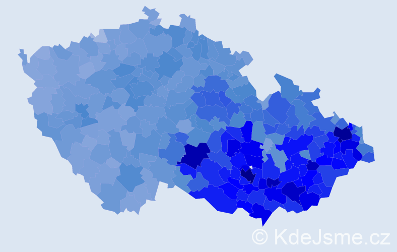 Jméno: 'Libor', počet výskytů 30464 v celé ČR