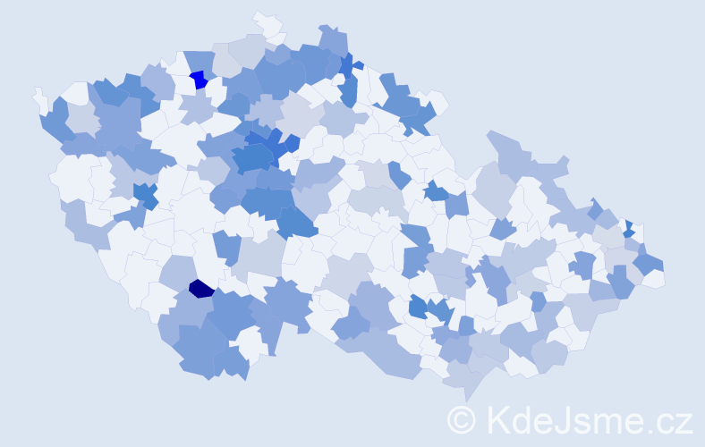 Jméno: 'Hanna', počet výskytů 263 v celé ČR
