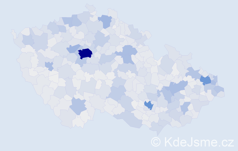 Jméno: 'Jolana', počet výskytů 6350 v celé ČR