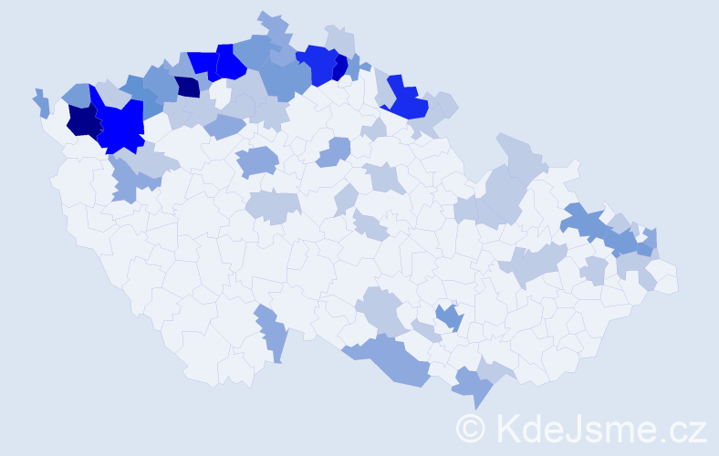 Jméno: 'Wolfgang', počet výskytů 156 v celé ČR