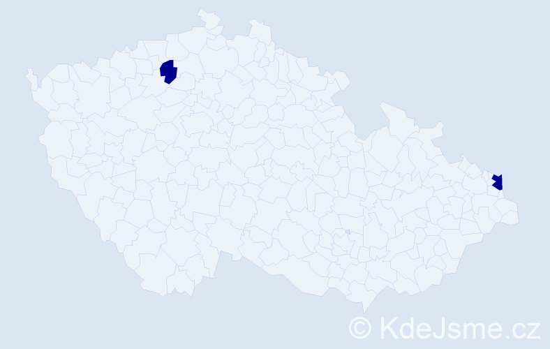 Jméno: 'Alexej Petr', počet výskytů 2 v celé ČR