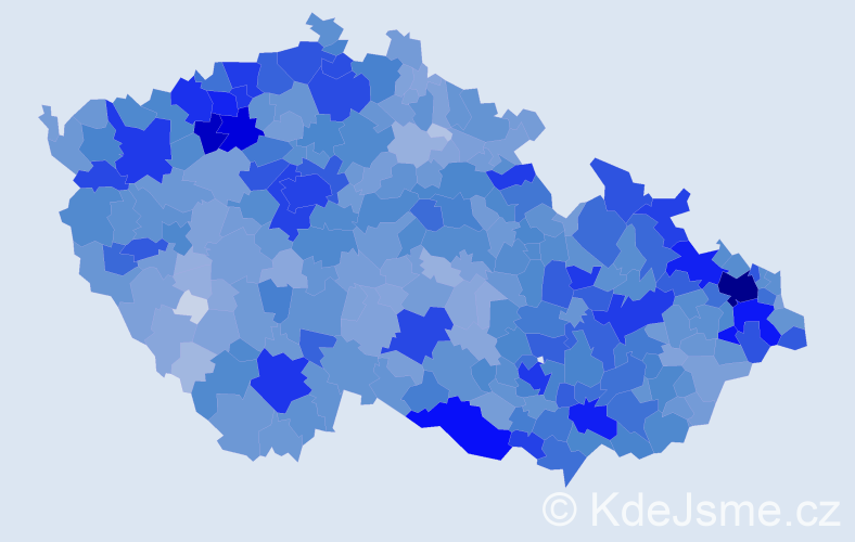 Jméno: 'Kamila', počet výskytů 18913 v celé ČR