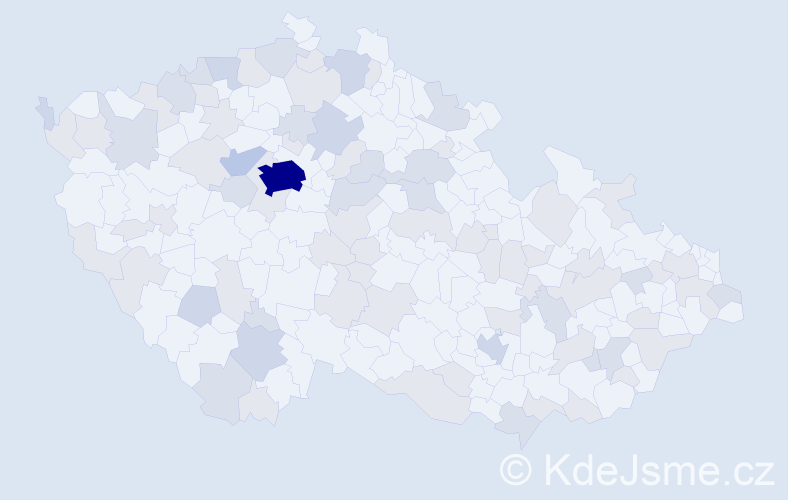Jméno: 'Petronila', počet výskytů 157 v celé ČR