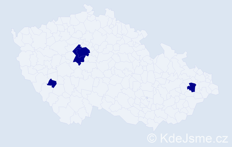 Jméno: 'Alexander Charles', počet výskytů 4 v celé ČR