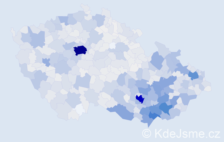 Jméno: 'Josefa', počet výskytů 4131 v celé ČR