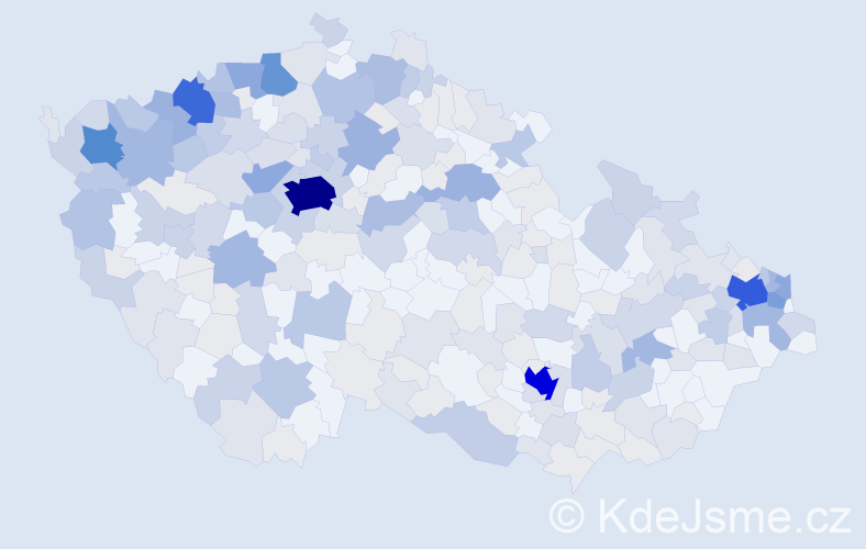 Jméno: 'Zoltán', počet výskytů 781 v celé ČR