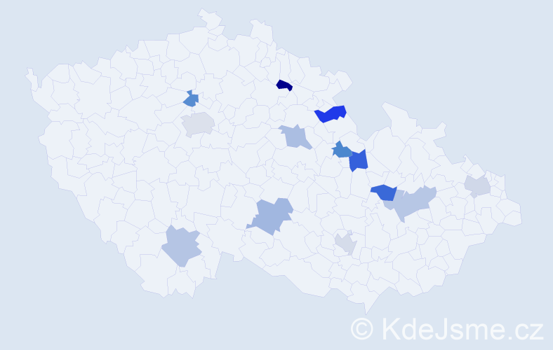 Jméno: 'Svata', počet výskytů 14 v celé ČR