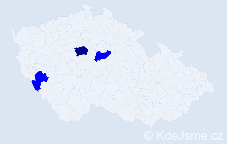 Jméno: 'Hryhorii', počet výskytů 4 v celé ČR