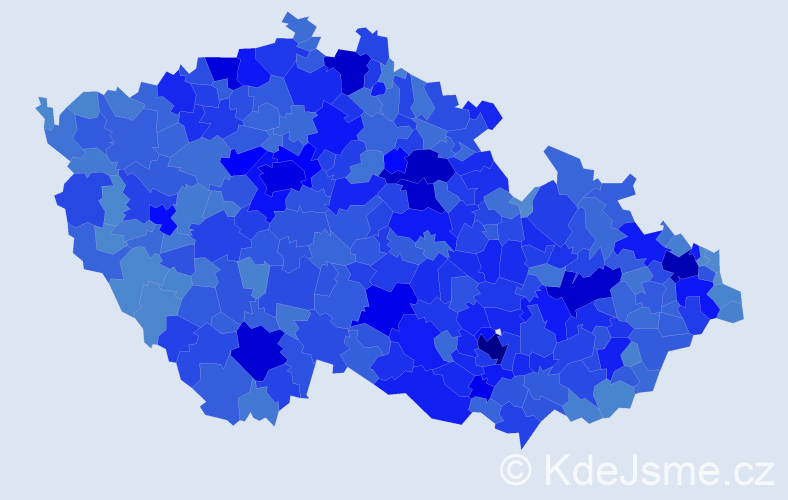 Jméno: 'Lenka', počet výskytů 118763 v celé ČR