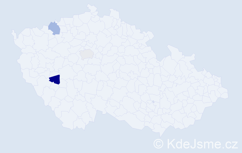 Jméno: 'Torben', počet výskytů 3 v celé ČR