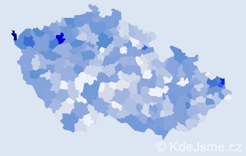 Jméno: 'Viliam', počet výskytů 1566 v celé ČR