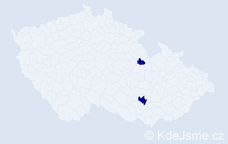 Jméno: 'Dominika Luisa', počet výskytů 2 v celé ČR