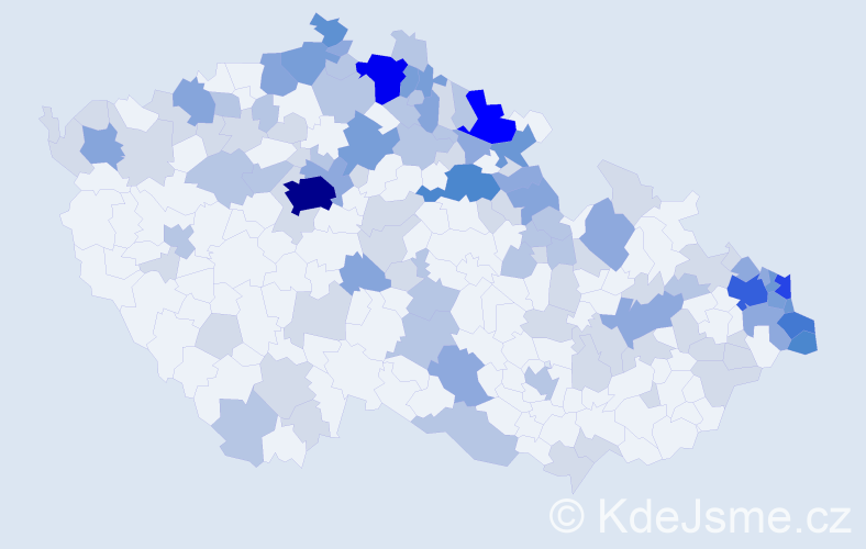 Jméno: 'Jadwiga', počet výskytů 285 v celé ČR