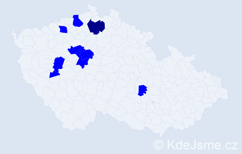 Jméno: 'Trong Cuong', počet výskytů 10 v celé ČR